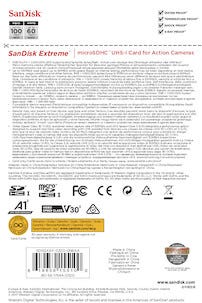 Sandisk MicroSD Extreme Flash UHS3 minnekort