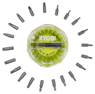 Ryobi bitssats puck RAK22SDHOK, 22 delar