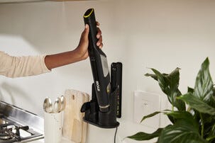 Ryobi RHV44-220G håndstøvsuger med HEPA og tilbehør