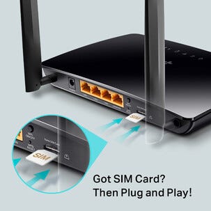 TP-Link Archer MR200 4G-router, AC750