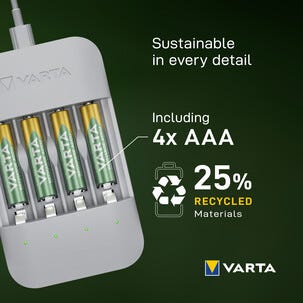 Varta Eco Charger Pro Recycled batterilader 800 mAh