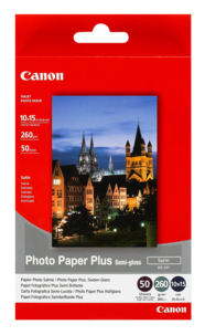 Bläckstrålepapper 10x15 cm Canon Photo Paper Plus SG-201, Semi-glossy