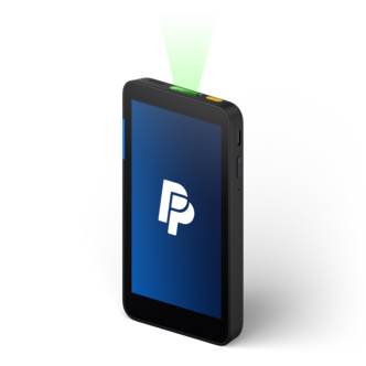 PayPal Terminal kassasystem med streckkodsläsare