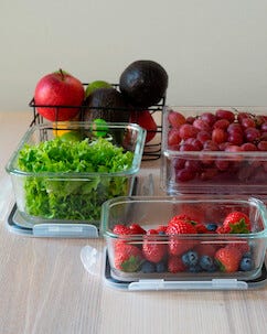 Liten ildfast form med lokk