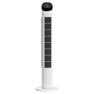 Tårnvifte med fjernkontroll, 50 W, hvit, 88 cm