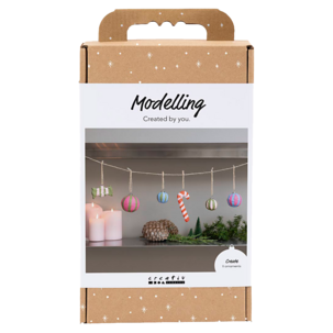 Creativ Company DIY-kit modellera julfigurer i pulp