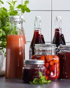 Konserveringsglass med skrulokk