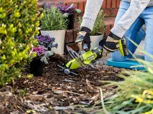 Ryobi jordfräs RY18HCA-0 One+ 18 V, batteridriven