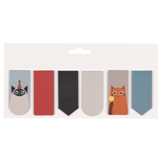 Magnetiska bokmärken 6-pack