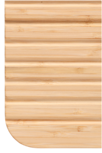 Leikkuulauta uritettu bambua 35 x 24 cm