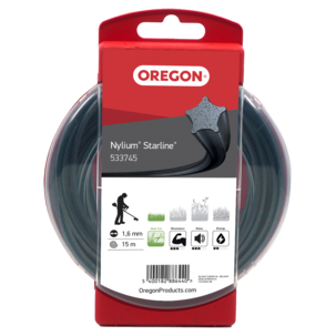 Oregon Nylium Starline trimmertråd, 1,6 mm x 15 m