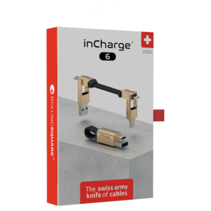 Rolling Square InCharge 6 universalkabel, 6 cm