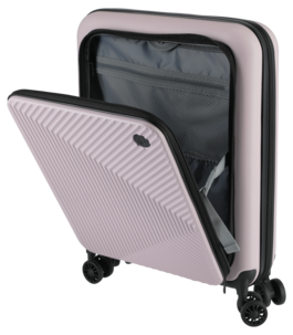 Kabinkoffert 4 hjul, ekspanderbar, hard, 55 × 39,5 × 15,5 cm