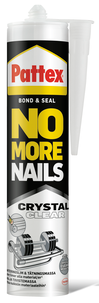 Pattex Montagelim och fogmassa Crystal Clear, 280 ml
