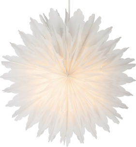 Paperitähti kukka valkoinen 50 cm, Northlight