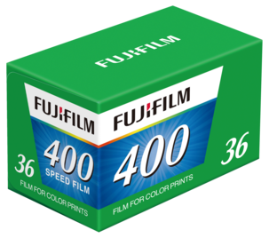 Fujifilm 400 fargefilm ISO 400 35 mm, 36 eksponeringer