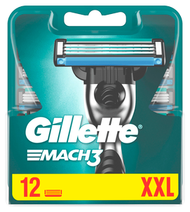 Gillette Mach3, barberblader 12-pk