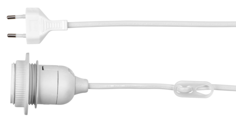 Lamphållare med lampsladd E27