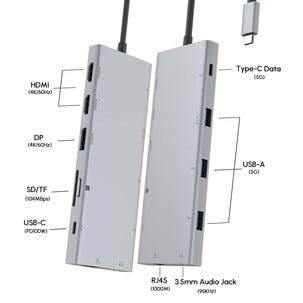 USB-C dokkingstasjon, 12 porter