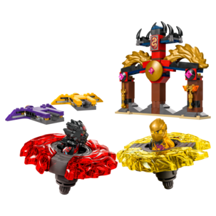 LEGO Ninjago stridspakke med Spinjitzu-dragespinnere 71826, 6 år