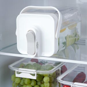 Tillbringare i plast med tappkran, 3,5 l