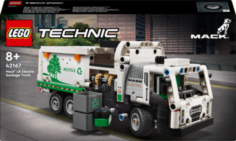 LEGO Technic Mack LR Electric Jäteauto 42167, yli 8-vuotiaille
