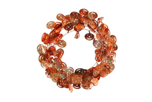 Girlang med pumpor till halloween