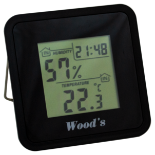 Kosteusmittari/lämpömittari Woods WHG-1