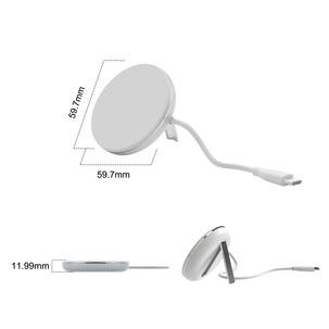 Trådløs Qi2-lader med stativ