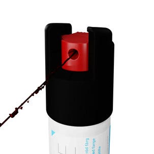 Plegium Basic Turvasumutin, jossa väriainetta ja mentolia