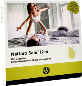 Nattaro Safe insektsmedel mot vägglöss, självhäftande tejp 
