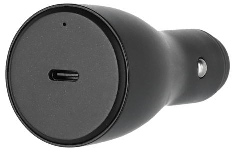 USB-C-billader til 12/24 V, 65 W, svart