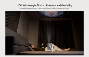 Wanbo Vali 1 Pro smart projektor, hvit