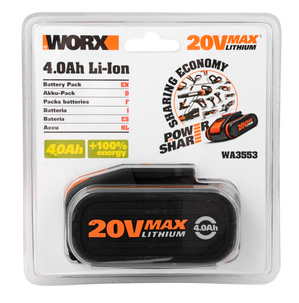 Akku 4,0 Ah Worx WA3553