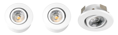 Downlight LED dimbar, 3-pakning