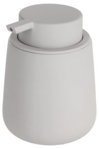 Tvålpump i stengods, beige