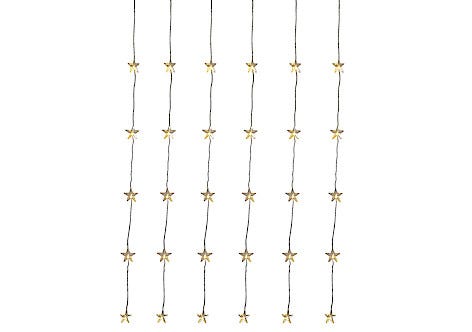 Northlight Lisa stjernegardin 140 x 90 cm