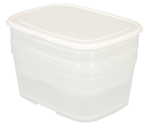 Förvaringsburkar rektangulära 3-pack, Coline