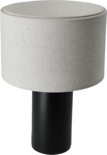 Northlight Edvin Mini oppladbar bordlampe i lin, 21 cm