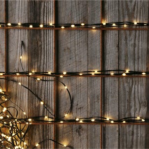 Mini LED Valoketju lämmin valkoinen, eri pituuksia