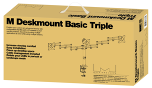 Multibrackets M deskmount Basic monitorarm, VESA, trippel