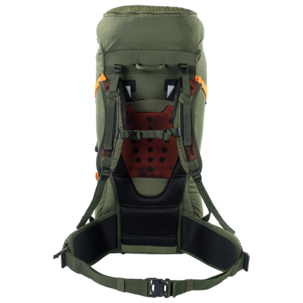 Vandringsryggsäck 60 liter med regnskydd grön
