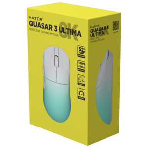 Hator Quasar 3 Ultima 8K lätt trådlös gamingmus