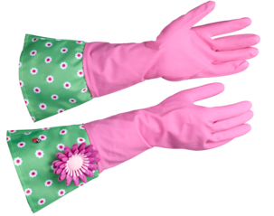 Kumikäsineet Flower Power