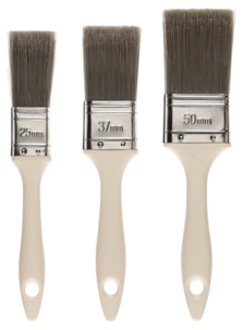 Penselsats syntetborst, 3-pack