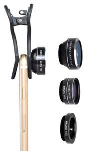 Linser til mobilkamera, 3-i-1