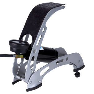 Fotpump med tryckmätare, Presta, Schrader, Dunlop