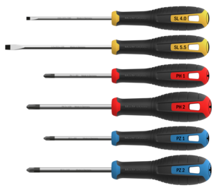 Hultafors PH, PZ og SL skrutrekkersett, 6 deler