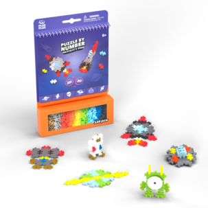 Plus Plus Activity Pad Space, 125 bitar, från 5 år