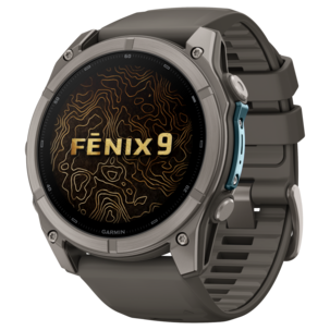 Garmin fēnix 9 äventyrsklocka, stengrå titan